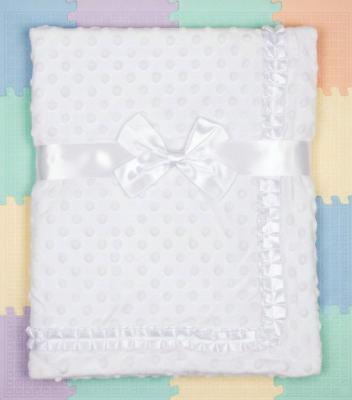 SB112-2013-W  White Layered Dimple and Satin Wrap 