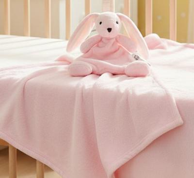 SB112-2043P Pink Bunny Rabbit Comforter & Blanket