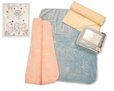 SB112-812 "Bear" Cot Blanket (choose)