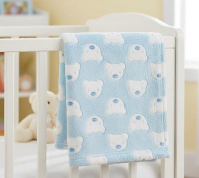 SB112-988-S  Printed Teddy Baby Wrap 