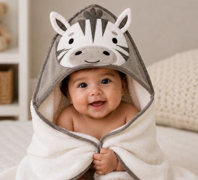 SB120-024G  "Zebra" Hooded Towel 
