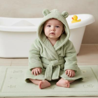 SB2020-2345SG-06 Sage Dressing Gown Robe (0-6 months)