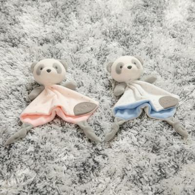 SB25-1118 Baby Panda Comforter with Teether and Rattle