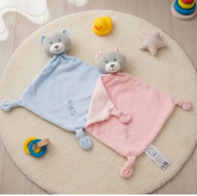 SB25-1228 "ABC Bear" Rattle Comforter ( Pairs)