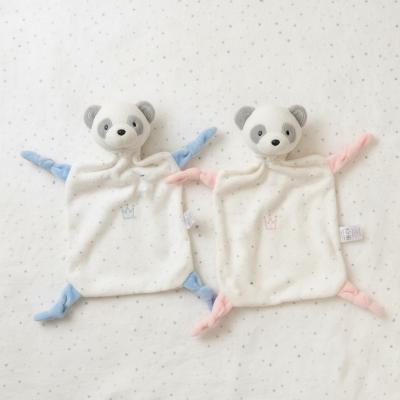 SB25-1117A Baby Panda Comforter with Rattle