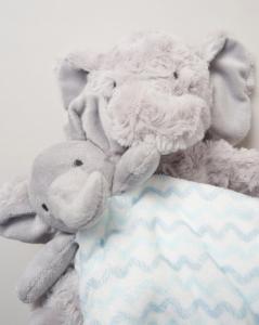 Snuggle Tots D06333 5056756522599 SND06333 Elephant Toy and Comforter Set
