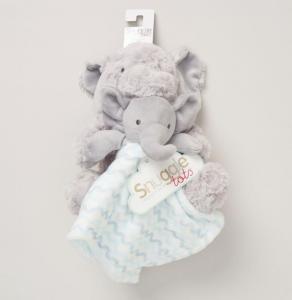 Snuggle Tots D06333 5056756522599 SND06333 Elephant Toy and Comforter Set