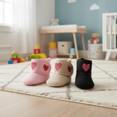 STB1195A Suede "Heart" Boot (6-15 months)