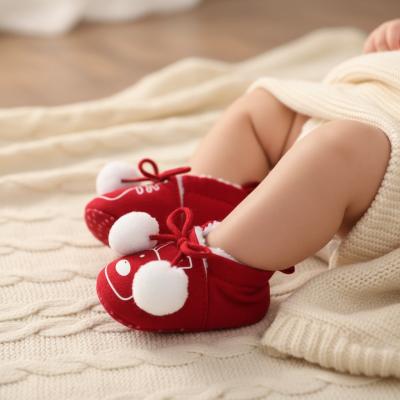 STB2244X Santa & Reindeer Shoes (0-12 months)