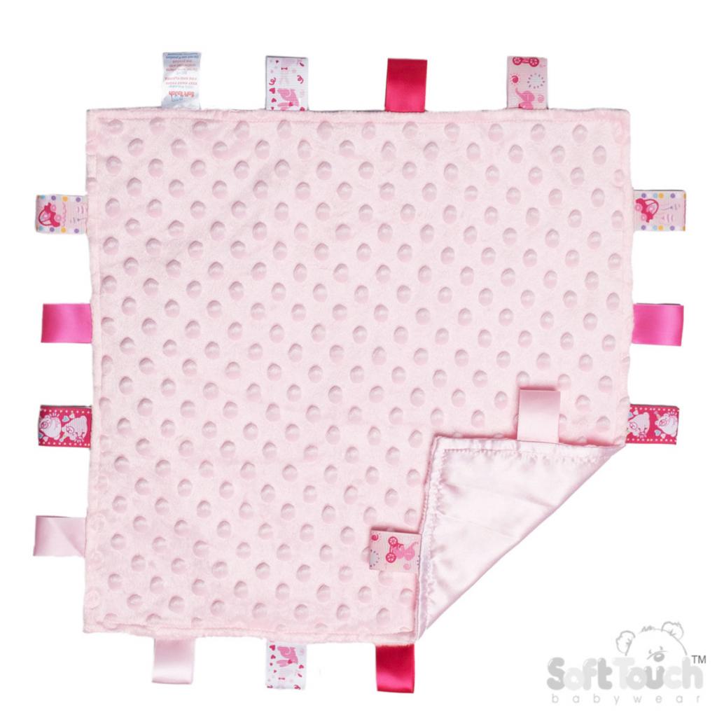 Soft Touch 4BC15-P 5023797315756 STBC15-P  Pink Taggie Comforter