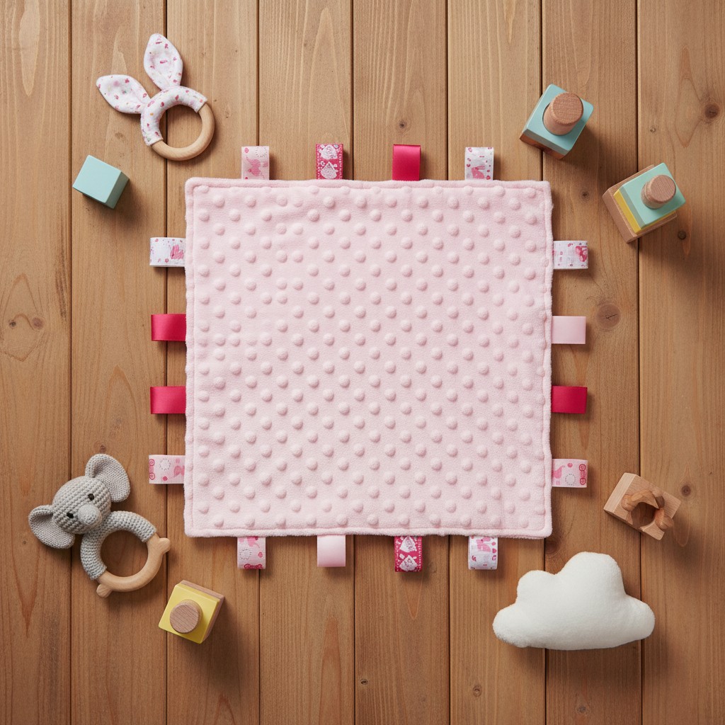 Soft Touch 4BC15-P 5023797315756 STBC15-P Pink Taggie Comforter
