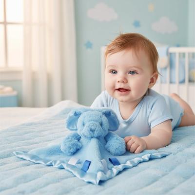 STBC26-B Blue Bunny Comforter with Satin Back