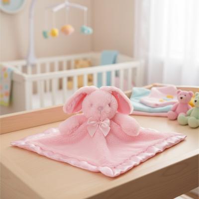 STBC26-P Pink Bunny Comforter with Satin Back