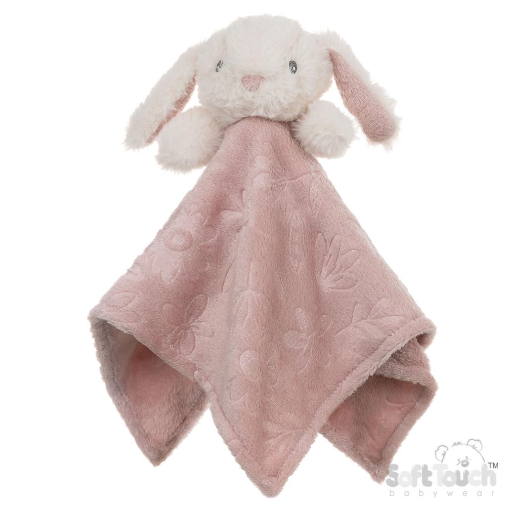 Soft Touch 4BC305-DP 5023797318818 STBC305-DP Bunny Comforter with Embossing