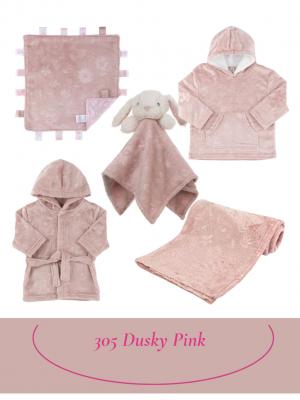 Soft Touch 4BC305-DP 5023797318818 STBC305-DP Bunny Comforter with Embossing