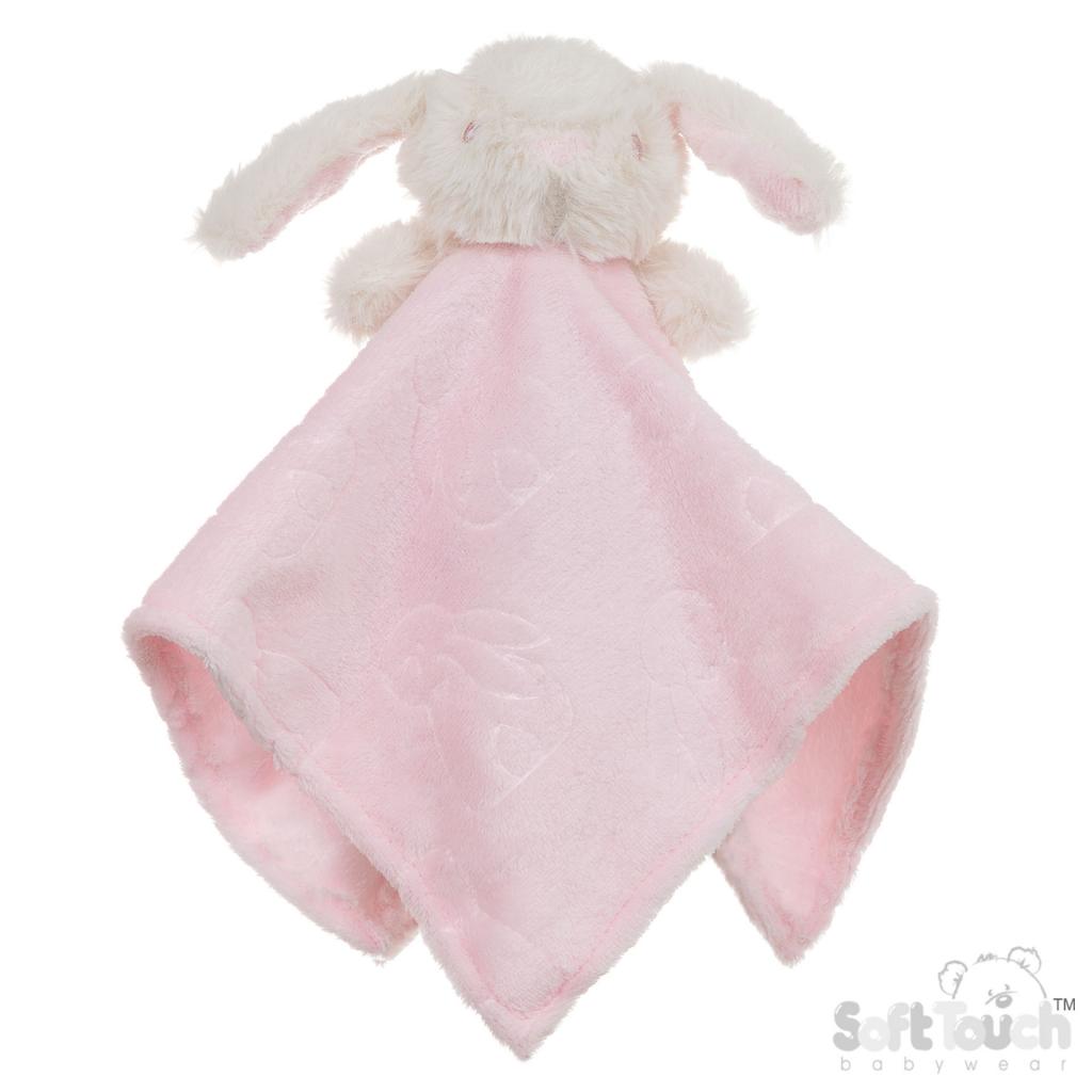 Soft Touch 4BC305-P 5023797318849 STBC305-P Pink Bunny Comforter with embossing