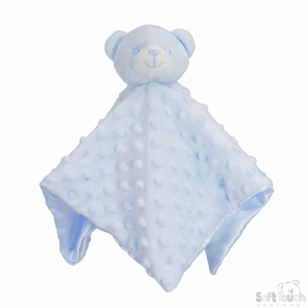 Soft Touch 4BC34-B 5023797304866 STBC34-B Blue Bubble Bear Comforter