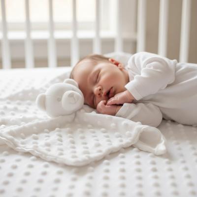 STBC34-W White Bubble Bear Comforter
