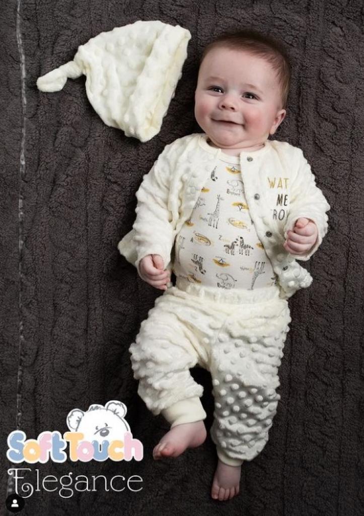 Soft Touch 4BG321 5023797311222 STBG321-C Safari Bubble Four Piece Set (NB - 3 months)