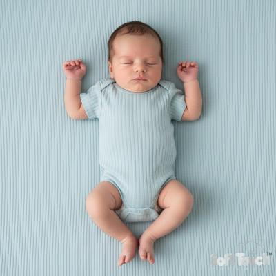 STBS4600-SG-03 Sage Green Ribbed Bodysuit ( Newborn - 3 months)