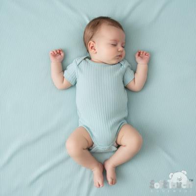 STBS4600-SG-36 Sage Green Ribbed Bodysuit ( 3-6 months)