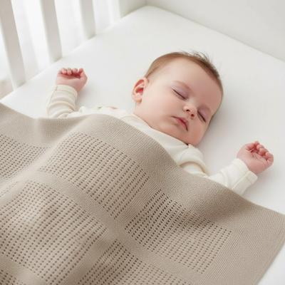 STCBP51-COF Coffee Cotton Cellular Blanket