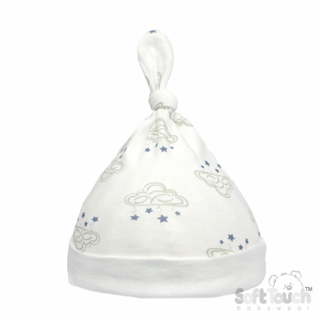 Soft Touch 4CC11-H 5023797311000 STCC11-H Cloud Knot Hats( 0-6 months)
