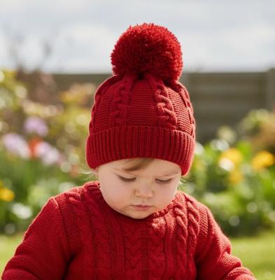 STEH800-R Red "Zero" Cable Hat (NB-12 months)