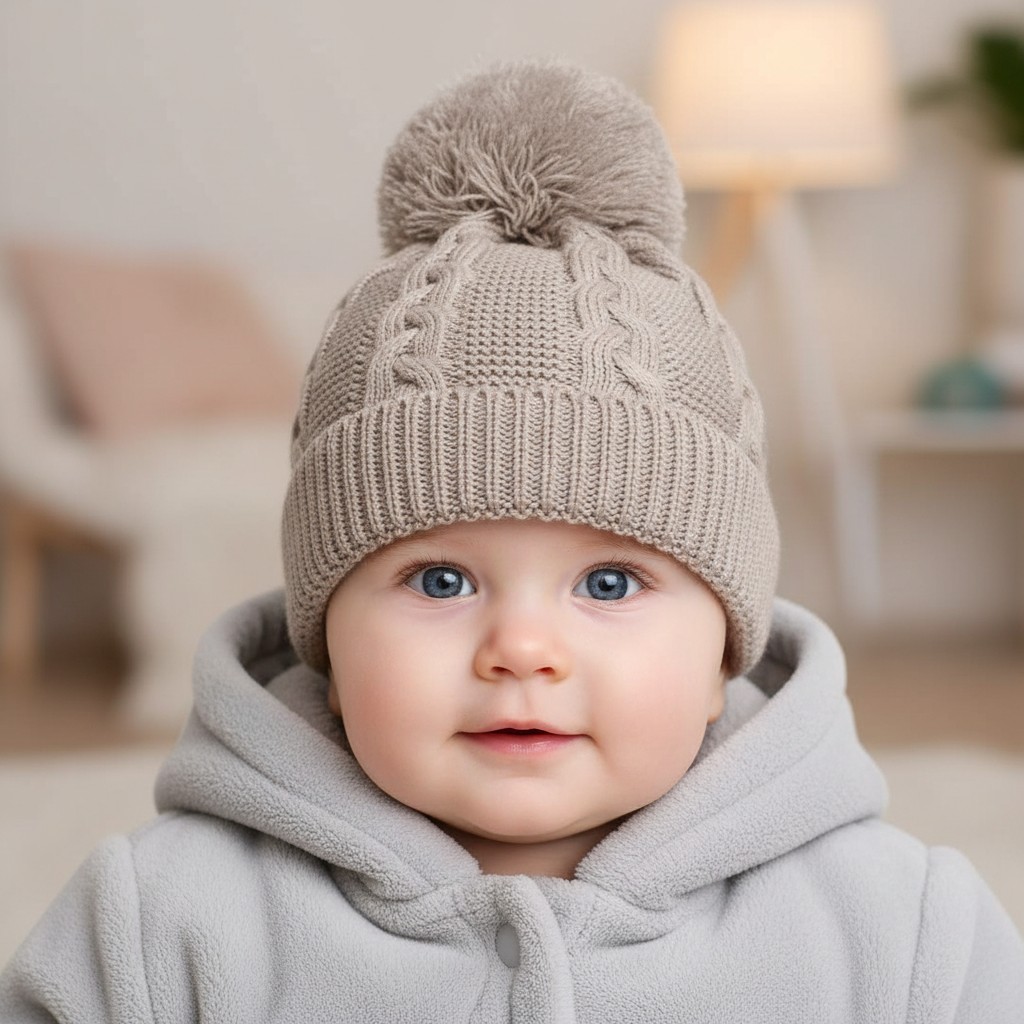 Soft Touch Zero EH800-B 5023797313318 STEH800-Bi Biscuit "Zero" Cable Hat (NB-12 months)