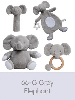 Soft Touch Zero 4ERT66-G 5023797611698 STERT66-G Grey Eco Elephant Ring Rattle