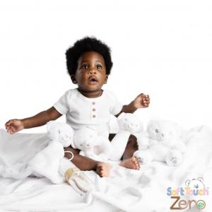 Soft Touch Zero 4ESQ60-W 5023797611544 STESQ60-W White Recycled  Squeaky Stick Teddy