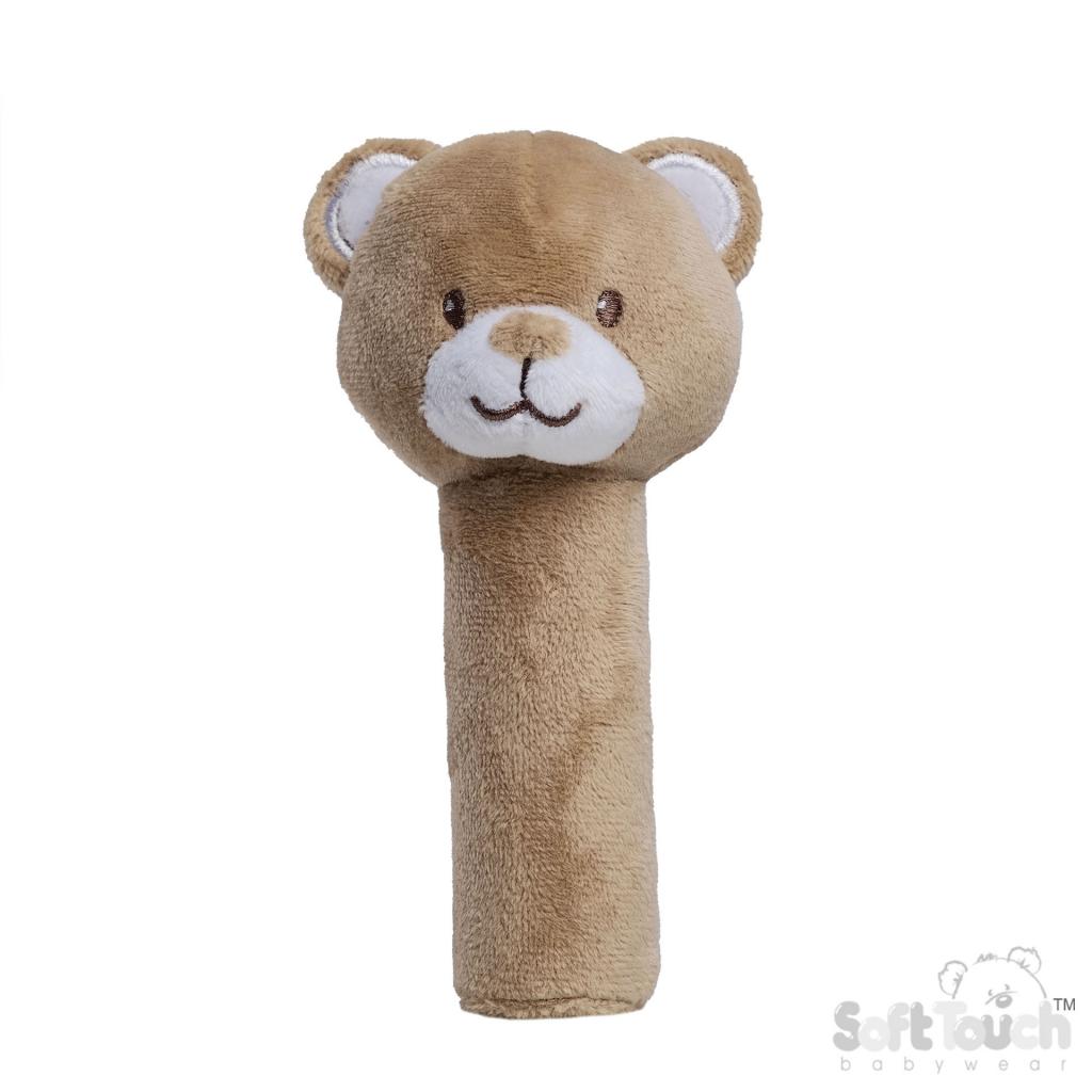 Soft Touch Zero 4ESQ64-BR 5023797611735 STESQ64-BR Brown Eco Teddy squeaky toy