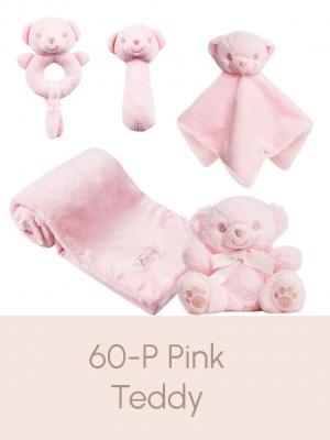 Soft Touch Zero 4EST60-P 5023797611575 STEST60-P Pink Recycled Teddy Bear with Paws 15cm