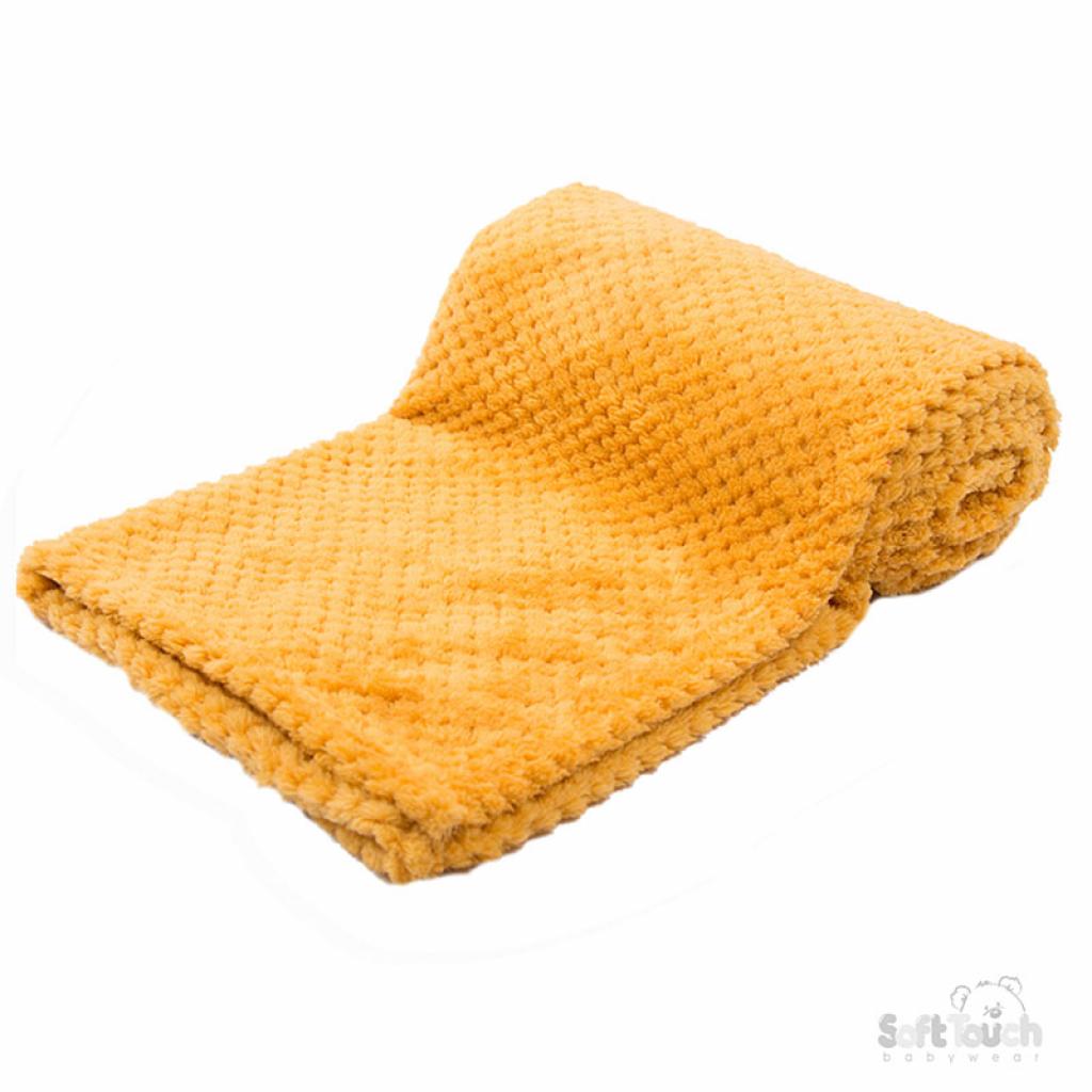 Soft Touch 4FBP152-BP-M 5023797306853 STFBP152-BP-M Mustard Yellow Bulk Packed Waffle Wrap