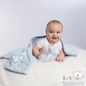 Soft Touch 4FBP152-BP-CO 5023797314148 STFBP242-Bl Blue Bubble Wrap with Sherpa