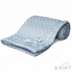 Soft Touch 4FBP152-BP-CO 5023797314148 STFBP242-Bl Blue Bubble Wrap with Sherpa