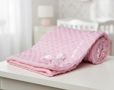 STFBP242-P Pink Bubble Wrap with Sherpa