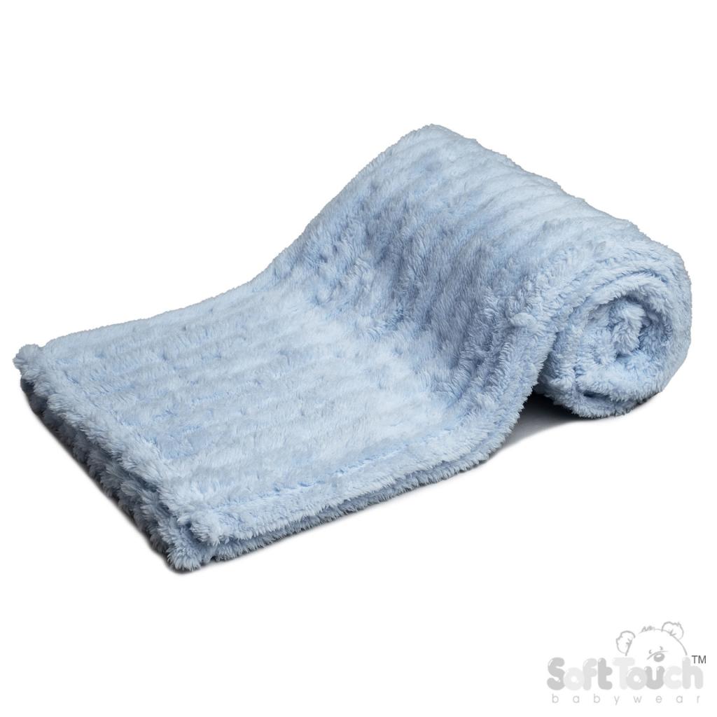 Soft Touch  5023797314162 STFBP244-B Blue Sherpa Bubble Wrap