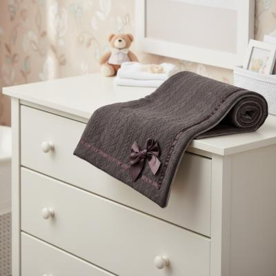 STFBP246-CGr Grey Cable wrap with sherpa back