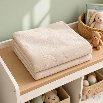 STFBP301-BI Biscuit "Animals" Embossed Wrap