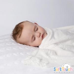 Soft Touch 4FBP305 5023797314568 STFBP305-W White "Animals" embossed wrap