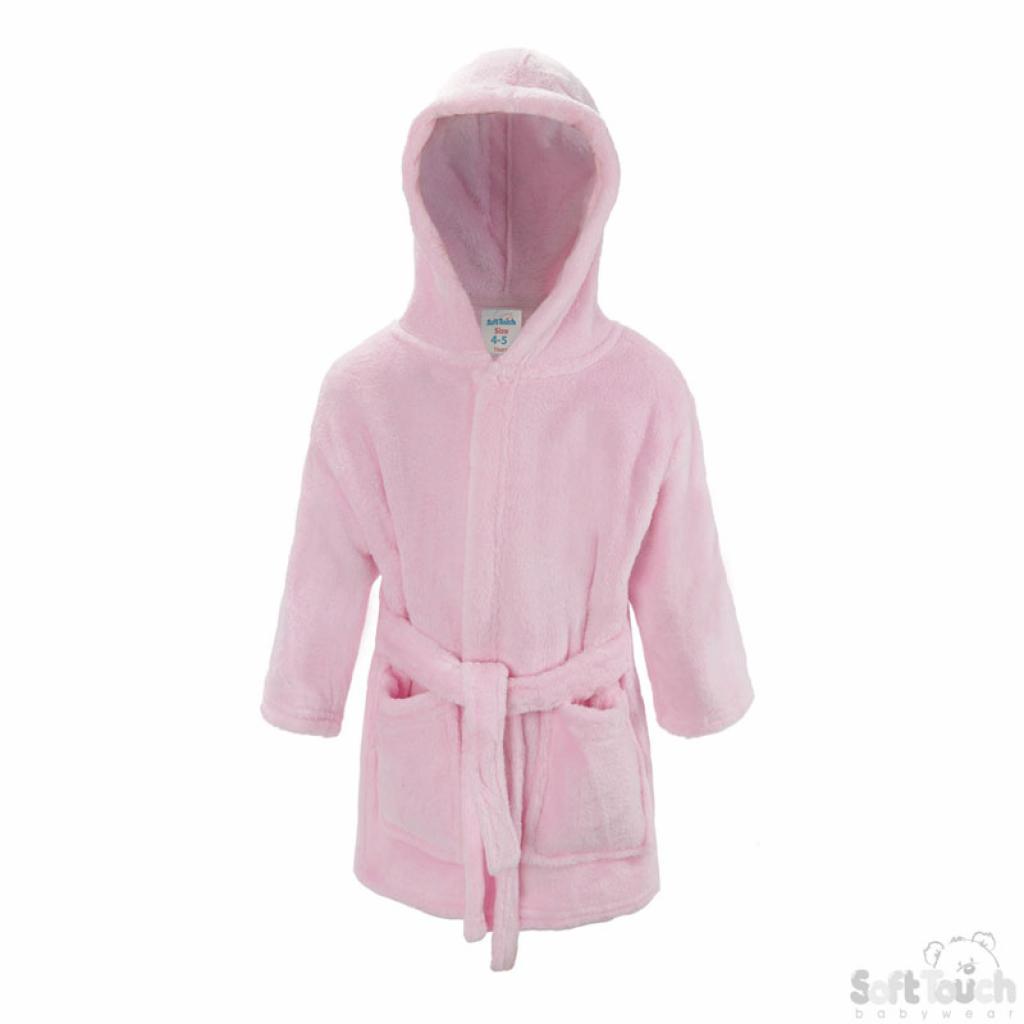 Soft Touch  5023797300349 STFBR17-P Child Pink Robe  (2-6 years )