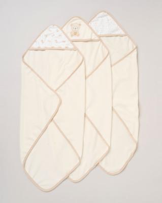 Snuggle Tots H12871 * STH12871 Hooded Towel and Wash Cloth Set "Bear"