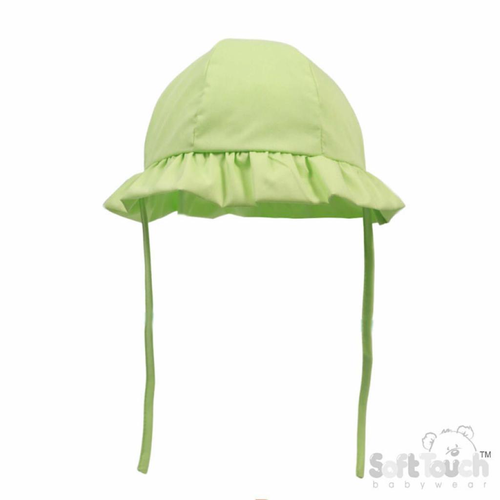 Soft Touch 4H20-MI 5023797311314 STH20-Mi Green Summer Hat (0-24 months)