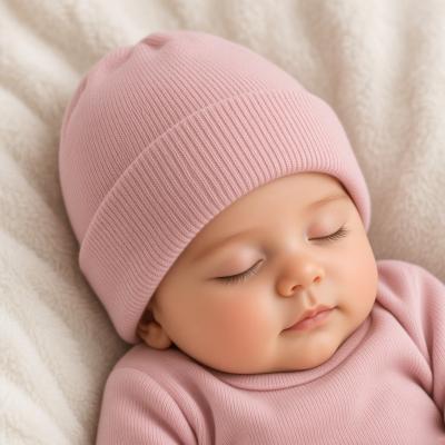STH702-P Brushed Beanie Hat Pink (Newborn-12 months)