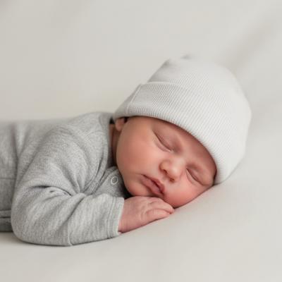 STH702-W  Brushed Beanie Hat White  (Newborn-12 months)