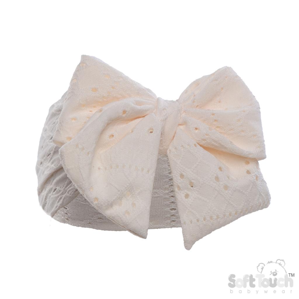 Soft Touch 4HB118-C 5023797314834 STHB118-C Cream Cable with large Bow