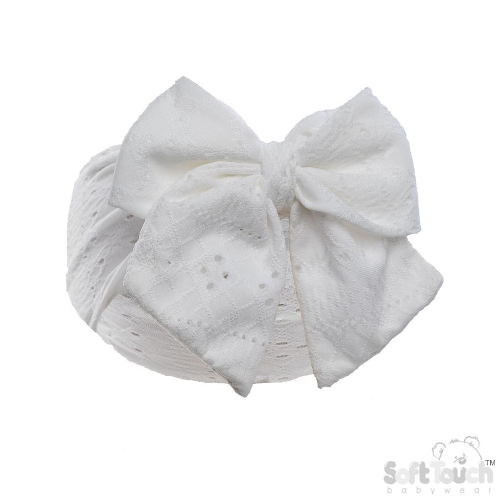 Soft Touch 4HB118-W 5023797314858 STHB118-W White Cable with large Bow
