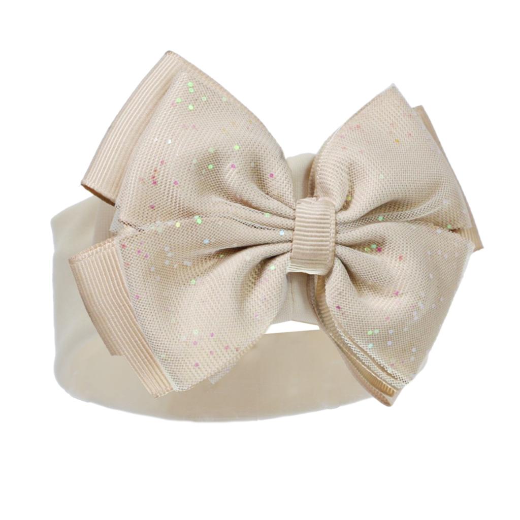 Soft Touch 4HB92-COF 5023797311840 STHB92-COF Coffee Glitter Bow Headband