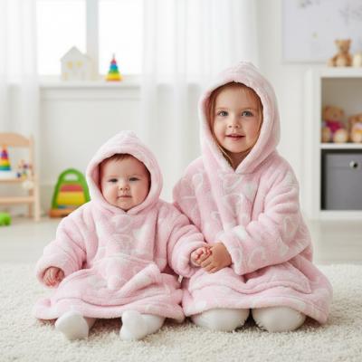 STHD114-P Pink Heart Hoodies (6-36 months)